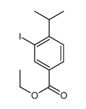 ethyl 3-iodo-4-propan-2-ylbenzoate Structure