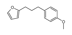 2-[3-(4-methoxyphenyl)propyl]furan Structure