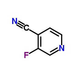 3-氟-4-氰基吡啶结构式