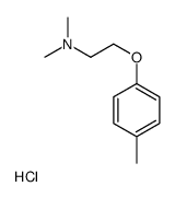 2-(P-TOLYLOXY)-N,N-DIMETHYLETHANAMINE HYDROCHLORIDE Structure