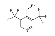 4-(Bromomethyl)-3,5-bis(trifluoromethyl)pyridine Structure