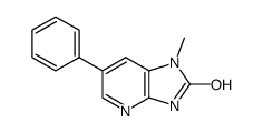 2-HYDROXY-1-METHYL-6-PHENYLIMIDAZO[4,5-B]PYRIDINE structure