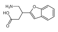 4-amino-3-benzo(b)furan-2-ylbutanoic acid结构式