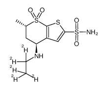 Dorzolamide-d5 Structure