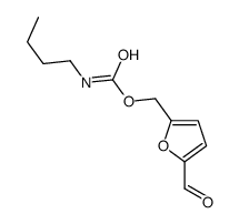 (5-formylfuran-2-yl)methyl N-butylcarbamate结构式