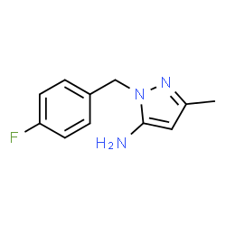 1-(4-Fluorobenzyl)-3-methyl-1H-pyrazol-5-amine Structure