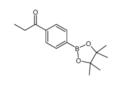 1-(4-(4,4,5,5-Tetramethyl-1,3,2-dioxaborolan-2-yl)phenyl)propan-1-one Structure
