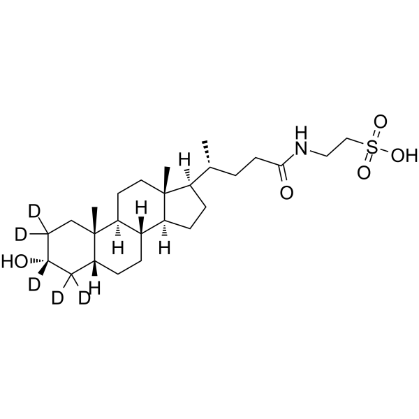 Taurolithocholic acid-d5 Structure