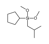 cyclopentyl-dimethoxy-(2-methylpropyl)silane Structure