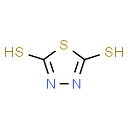 1,3,4-Thiadiazole-2(3H)-thione,5-mercapto-结构式
