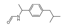 N-(1-(4-Isobutylphenyl)ethyl)formamid结构式
