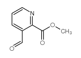 3-醛基-2-吡啶甲酸甲酯结构式