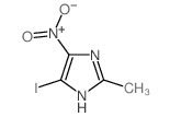 4-碘-2-甲基-5-硝基-1H-咪唑结构式