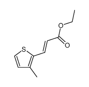 ethyl 3-(3-methyl-2-thienyl)-prop-2-enoate structure