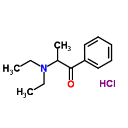 盐酸安非拉酮结构式