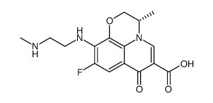 左氧氟沙星二胺衍生物结构式
