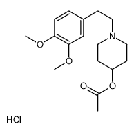 [1-[2-(3,4-dimethoxyphenyl)ethyl]piperidin-4-yl] acetate,hydrochloride结构式