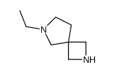 6-乙基-2,6-二氮杂螺[3.4]辛烷结构式