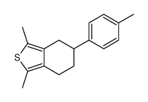 1,3-dimethyl-5-(4-methylphenyl)-4,5,6,7-tetrahydro-2-benzothiophene Structure