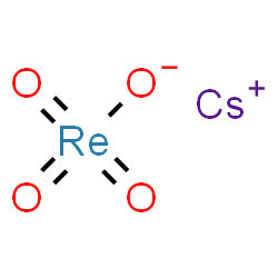 Perrhenic acid, cesium salt Structure