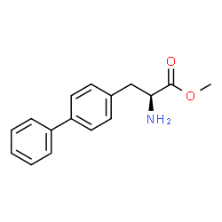 (S)-3-([1,1'-联苯]-4-基)-2-氨基丙酸甲酯结构式