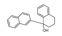 1-naphthalen-2-yl-3,4-dihydro-2H-naphthalen-1-ol结构式