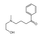 4-[2-hydroxyethyl(methyl)amino]-1-phenylbutan-1-one结构式