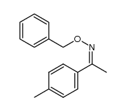 (Z)-1-(p-tolyl)ethanone O-benzyloxime结构式
