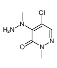 4-[amino(methyl)amino]-5-chloro-2-methylpyridazin-3-one结构式