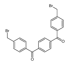 [4-[4-(bromomethyl)benzoyl]phenyl]-[4-(bromomethyl)phenyl]methanone结构式