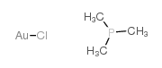 氯(三甲基膦)金结构式
