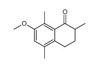 7-methoxy-2,5,8-trimethyl-1-tetralone结构式