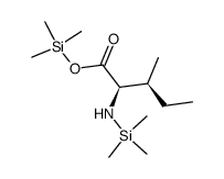 TMS-DL-(allo-Ile)-OTMS结构式
