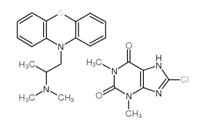 茶氯酸异丙嗪结构式