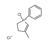 1-chloro-4-methyl-1-phenyl-2,3-dihydro-1H-phospholium, chloride Structure