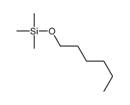 Hexyl(trimethylsilyl) ether Structure