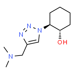 2-{4-[((二甲基氨基)甲基]-1,2,3-三唑-1-基}环己-1-醇结构式
