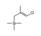 (3-chloro-2-methylprop-2-enyl)-trimethylsilane Structure