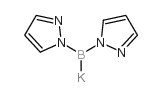 双(1-吡唑基)硼氢化钾结构式