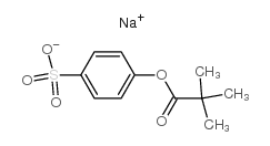 对特戊酰氧基苯磺酸钠结构式