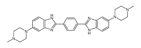 6-(4-methylpiperazin-1-yl)-2-[4-[6-(4-methylpiperazin-1-yl)-1H-benzimidazol-2-yl]phenyl]-1H-benzimidazole Structure