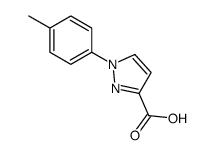 1-(4-甲基苯基)吡唑-3-甲酸结构式