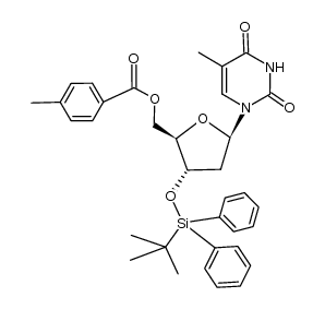 3'-TBDPS-5'-p-Tol-thymidine Structure
