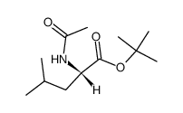 N-Acetyl-L-leucin-tert-butylester结构式
