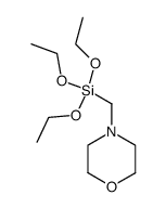 (morpholinomethyl)triethoxysilane Structure