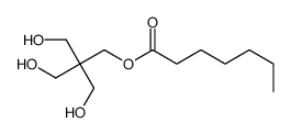 3-hydroxy-2,2-bis(hydroxymethyl)propyl heptanoate Structure