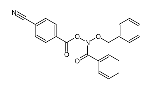 [benzoyl(phenylmethoxy)amino] 4-cyanobenzoate结构式