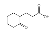 3-(2-氧代-环己基)-丙酸结构式
