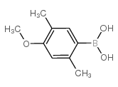 4-甲氧基-2,5-二甲基苯基硼酸结构式