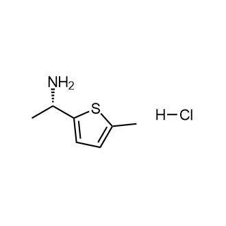 (S)-1-(5-甲基噻吩-2-基)乙烷-1-胺盐酸盐结构式